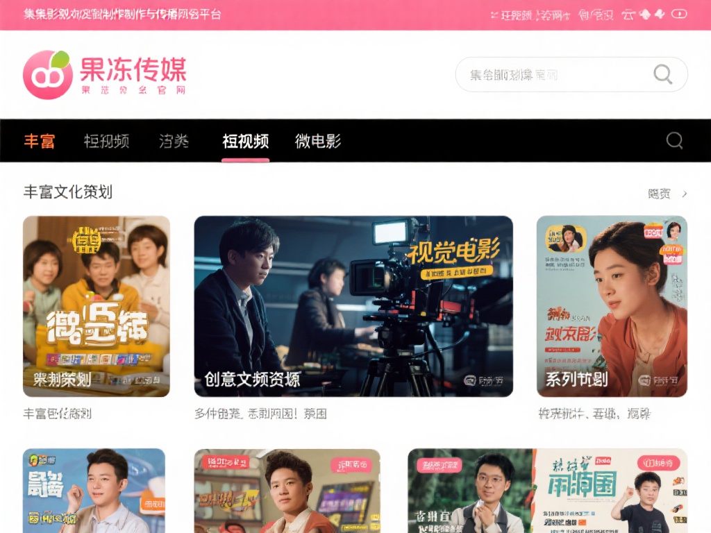 果冻传媒官网揭秘：探索创意视频新体验